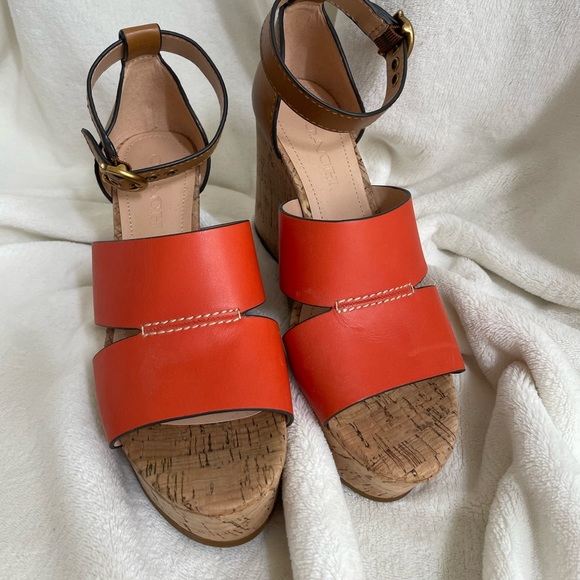 Coach wedges, perfect for summer! Never worn. - Picture 2 of 5